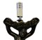 Athena Fan Table Lamp Base Zinc Alloy - Dark Bronze Finish 9.6" Tall